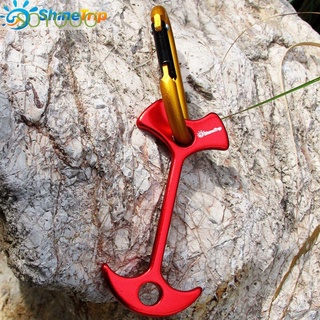 SOYOOO High Quality Tent Pegs Deck Stakes Camping Tent Hooks Spring Fishbone Anchor Adjustable Buckle Plank Floor Outdoor Awning Tool Fixed Nails/Multicolor