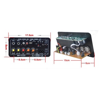 Brbaoblaze tarjeta De sonido/altavoz Bluetooth 30-120w 220v/12v/24v Subwoofer Mono Amp Módulo (9)
