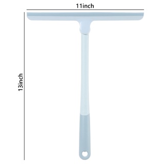 Plnt giratorio 360 mango largo práctico multiusos de silicona raspador de ducha de vidrio rascador (3)