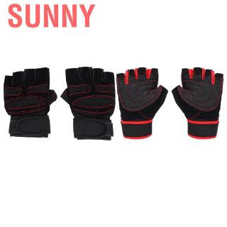 sunny gym guantes fitness levantamiento de pesas culturismo entrenamiento deportes ejercicio deporte entrenamiento guante para hombres mujeres (1)