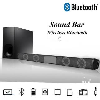 2020 Barra De sonido inalámbrica Bluetooth altavoz estéreo Tv Home Theater Barra De sonido Para salida De 3.5mm Tv