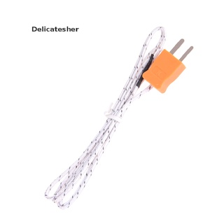[delicatesher] sensor de sonda termopar tipo k de 1 m para termómetro digital caliente