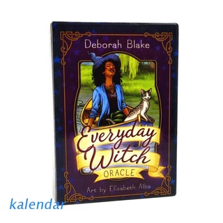 KALEN Everyday Witch Oracle 40 Cartas Baraja Tarot Completo Inglés Familia Juego De Mesa Astrología Adivinación Destino