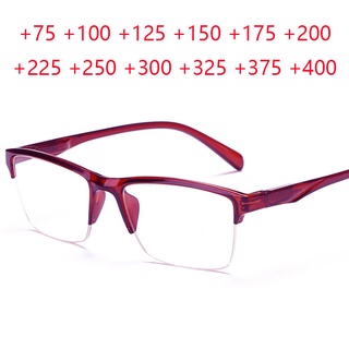Gafas de lectura unisex gafas presbópicas marco completo +75/+100/+125/+150/+175/+200/+225/+250/+275/+300/+325/+350/+375