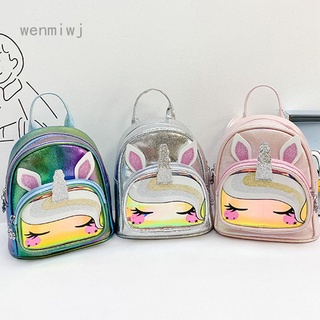 Unicornio lentejuelas niños Mochila niños bolsas de la escuela para las niñas adolescentes mochilas de dibujos animados lindo mochilas grandes mochilas infantiles mochilas
