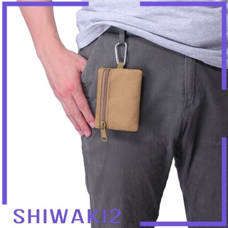 [SHIWAKI2] Cartera multiusos para dinero, bolsa de cambio, bolsa de llaves con cremallera minimalista