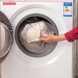 {juyujiao} nueva lavadora usada bolsas de malla de malla bolsa de lavandería grande engrosado bolsa de lavadoseeq (3)