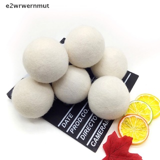 *e2wrwernmut* 5 bolas secas de lana orgánica de lana natural suavizante de tela de lavandería premium reutilizable venta caliente