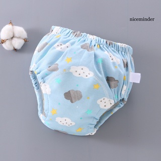 Nice_Pantalón de entrenamiento para bebés lavable transpirable reutilizable pañal ajustable cubierta de pañales para bebé (8)