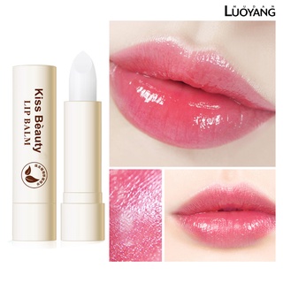 【*LYmudan*】 3.5g Color Changing Aloe Lip Balm Waterproof Healthy Lipstick Matte Long Lasting Moisturizing Balm Makeup Supplies