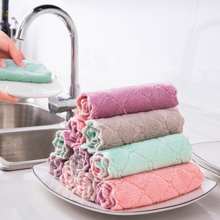 10 pzs toallas de microfibra súper absorbentes para lavar cocina/toalla de limpieza para el hogar