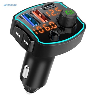 Transmisor Fm Nexttoyou Bluetooth 5.0 Lcd Mp3 reproductor