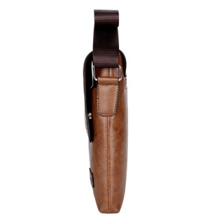 nueva moda crossbody bolso de los hombres de cuero bolso de hombro casual mensajero beg negocios sling bolsas 416 (1)