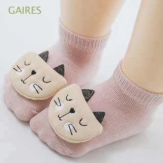 gaires niñas calcetines de bebé niño accesorios recién nacido piso calcetines de 1-3 años de edad animal de dibujos animados niños suave grueso antideslizante suela