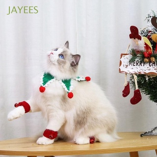 Jayees collar De tejer con estrella De Cinco puntas navideñas Para mascotas/bufanda/multicolor