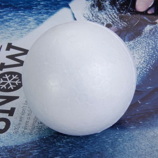 10x White Foam Balls Blank Polystyrene Foam Sphere Ball Handwork Crafts Toys