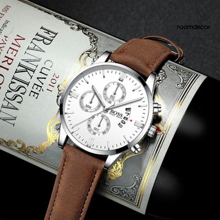 Bz reloj de pulsera de cuarzo con pantalla analógica redonda de aleación para hombre a la moda (2)