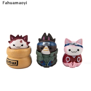 Fahuamaoyi 2/4Pcs adorable gato figuras juguetes decoración Q versión 3cm muñecas juguetes niños regalo esperanza usted puede disfrutar de sus compras