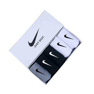 [In stock!] ? Calcetines deportivos Nike Calcetines de algodón para hombres y mujeres de moda en un color liso -pluto01.co
