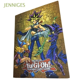 jenniges anime yugioh fundas de tarjeta para niños tarjetas álbum libro yugioh tarjetas álbum colección carpeta organizador para tamaño 63*88mm tarjeta coleccionista carpeta carpeta titular de la tarjeta de juego tarjetas álbum