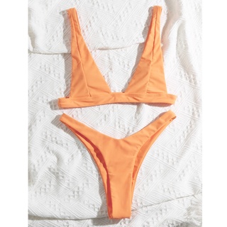 *DMGO*=Women Solid Lace Bikini Set Push Up Swimsuit Beachwear Padded Swimwear (3)