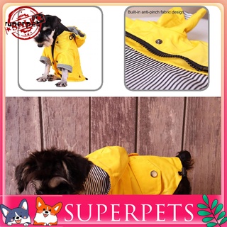 Funda De lluvia con capucha Para mascotas/perros pequeños medianos Grandes (1)