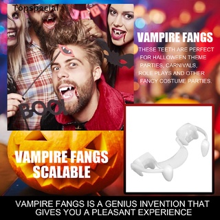 [topspecial] halloween retráctil vampiro dientes+colmillos de oreja zombie dientes sangrientos fiesta cosplay.