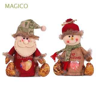 Magico lindo bolso De caramelo con cierre De nieve/muñeca De nieve Para regalo/Mochila De regalo Apple