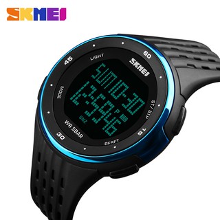 Skmei tienda oficial 1219 reloj digital led a prueba de agua impermeable para hombres relojes de pulsera cronógrafo calendario alarma relojes deportivos reloj de pulsera para hombre