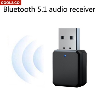 KN318 Bluetooth 5.1 Receptor De Audio De Doble Salida AUX USB Estéreo Coche Manos Libres Llamada cool2 . co