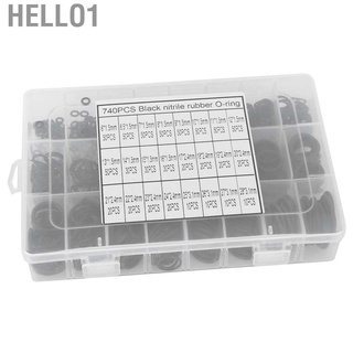 hello1 - kit de anillos para o (740 x, ‐40 f a 248 f, buena resistencia al desgaste, sellado de goma (1)