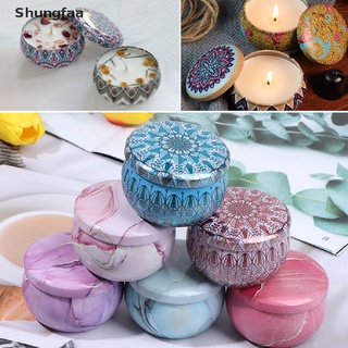 Shungfaa velas tarros de lata DIY kit de fabricación de velas titular caso de almacenamiento para especias secas dulces MY
