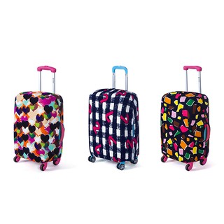 Cubierta de equipaje 18-20 pulgadas elástico no tejido a prueba de polvo bolsa de viaje cubierta de maleta (7)