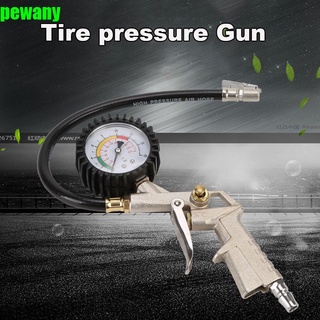 Pewany Universal inflador de neumáticos bomba de neumáticos medidor de presión medidor de presión de aire línea de aire Dial accesorios de coche 220 PSI compresor Dial probador de presión/Multicolor