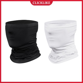 (clicklike) verano ciclismo cara máscara de seda de hielo anti uv bufanda diadema bandana