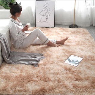 [ubd] alfombra shaggy tie-dye impreso de felpa piso esponjoso alfombra de área alfombra sala de estar alfombrillas sdf (8)