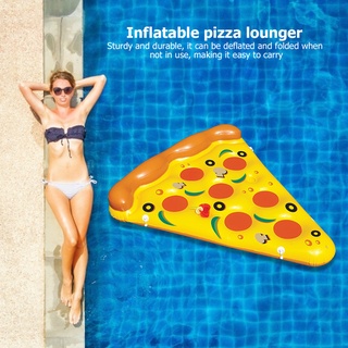 71 pulgadas pizza flotador inflable salón piscina fiesta colchón de agua