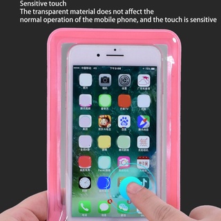 Zjchn Universal Waterproof Phone Case Waterproof Cellphone Pouch Underwater Dry Bag Black/ Blue/ Pink Dry Bags (5)