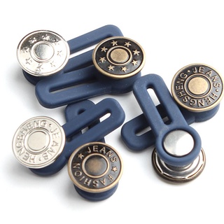Botón Extensor De Cintura Para Ropa De Mezclilla De Metal DIY Botones De Ajuste Accesorios De Costura J1X9 (7)
