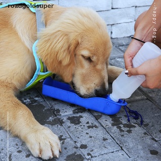rgs botellas de agua portátil al aire libre para perros/mascotas plegables tanque de beber tazón de viaje super