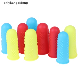 onlyka - juego de 3 fundas de silicona para dedo, antideslizantes, para dedos