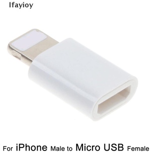 Ifayioy adaptador y convertidor De carga Para Iphone Macho a Micro Usb hembra