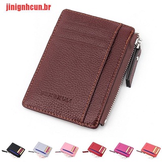 [Jinignhcun] tarjetero delgado con clip de dinero para tarjetas de crédito, identificación para hombre de negocios, Fa