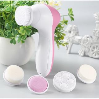 5 en 1 limpiador facial eléctrico lavado de la cara máquina de limpieza de poros de la piel limpiador corporal cepillo de masaje (1)
