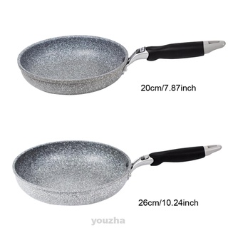 Aleación de aluminio de cocina herramienta de cocina tortilla antiadherente fácil de limpiar panqueques desayuno sartén (2)