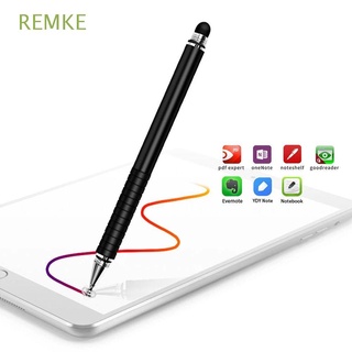 remke tablets accesorios 2 en 1 lápiz capacitivo universal tabletas pluma pantalla táctil pluma android teléfono para smartphones teléfono móvil lápiz inteligente lápiz capacitivo multifunción dibujo lápiz/multicolor