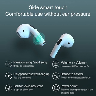 Pro4 Bluetooth 5.0 TWS auriculares inalámbricos Mini auriculares con caja de carga auriculares deportivos\ auriculares para teléfonos inteligentes