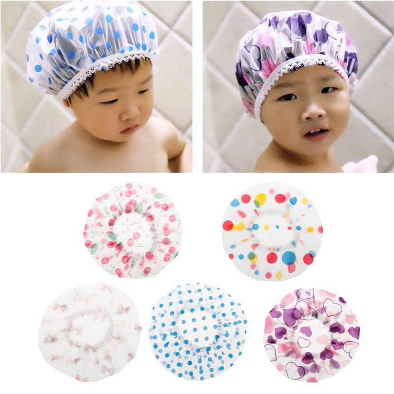 r-r baby shower gorra niños visera sombrero ajustable gorro de ducha proteger ojos lavado de pelo escudo para niños