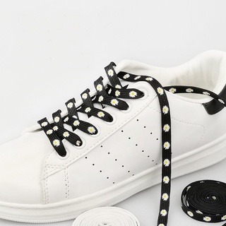 al little daisies cordones de zapatos de impresión unisex zapatos planos cordones de lona de alta parte superior zapatillas de deporte af1 cordones de zapatos para zapatos blancos