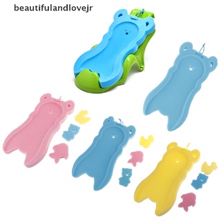 [beautifulandlovejr] almohadilla de esponja antideslizante para recién nacidos, bañera, bañera, ducha infantil, cuidado del bebé